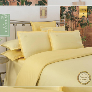   SAREV ARMURLU / DOBBY BED LINEN SET/ OLIVE V6, 100% , 