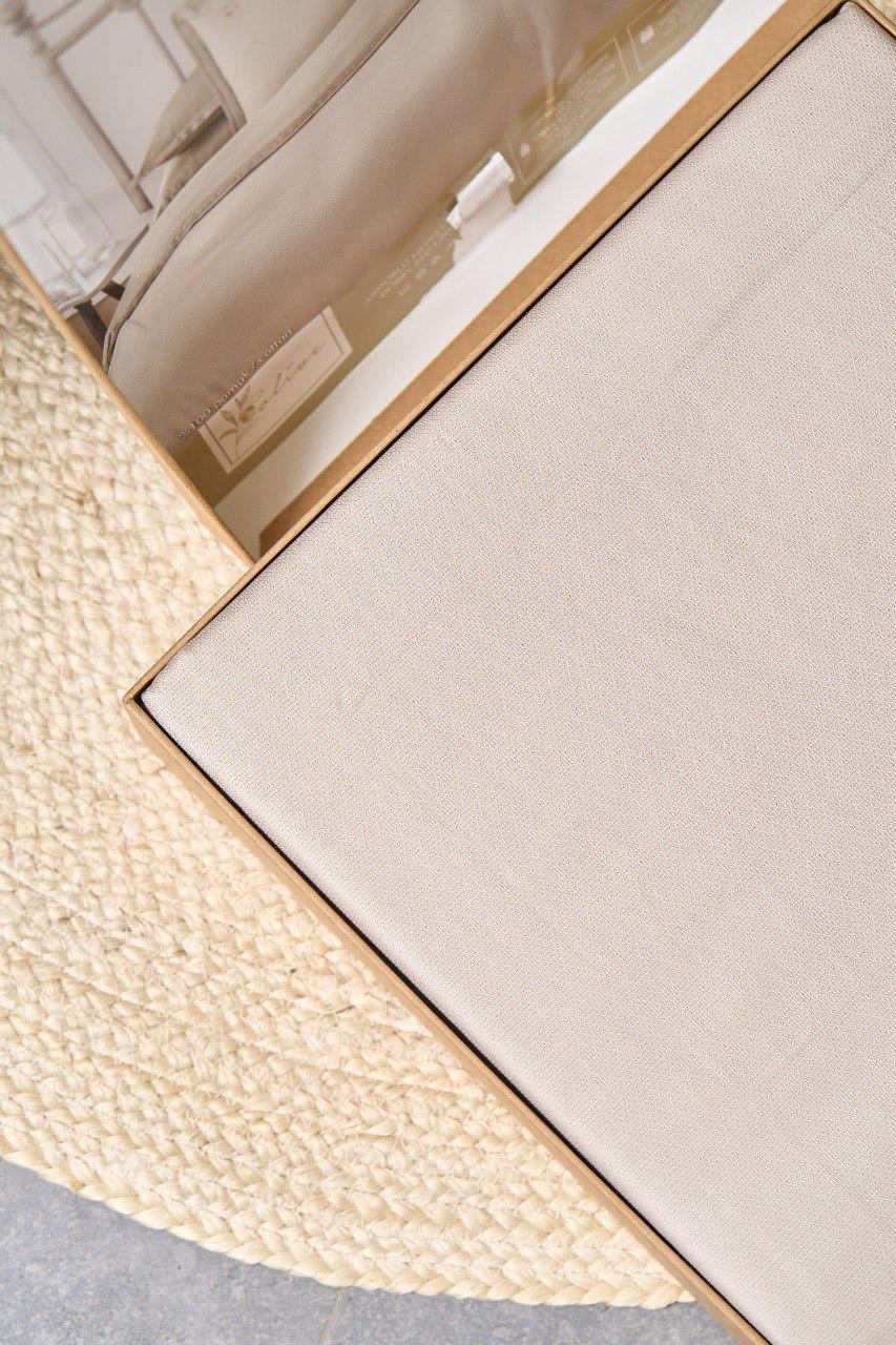   SAREV ARMURLU / DOBBY BED LINEN SET/ OLIVE V8, 100% , 