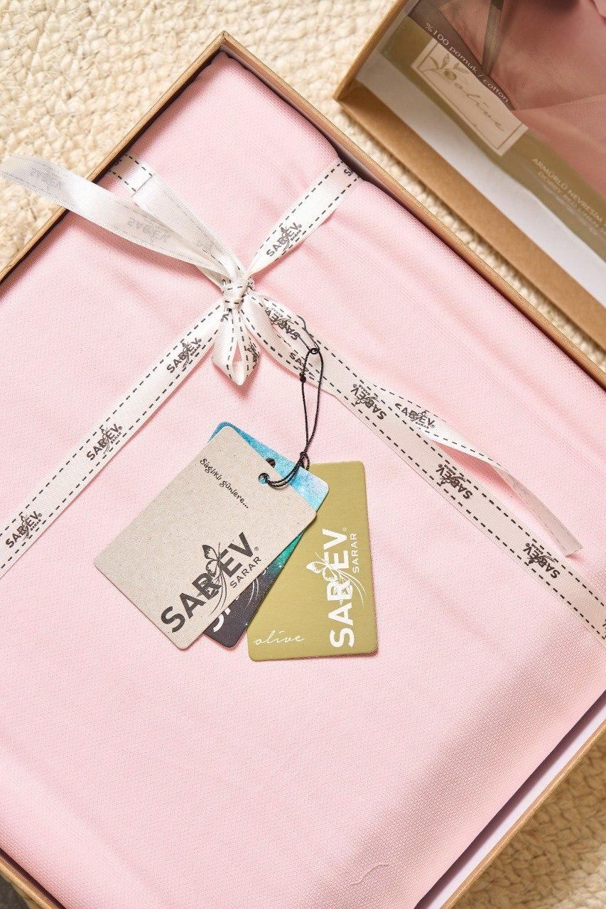   SAREV ARMURLU / DOBBY BED LINEN SET/ OLIVE V3, 100% , 