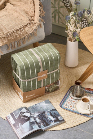   SAREV FLANNEL SANDRO V4/ Green, 100% , 