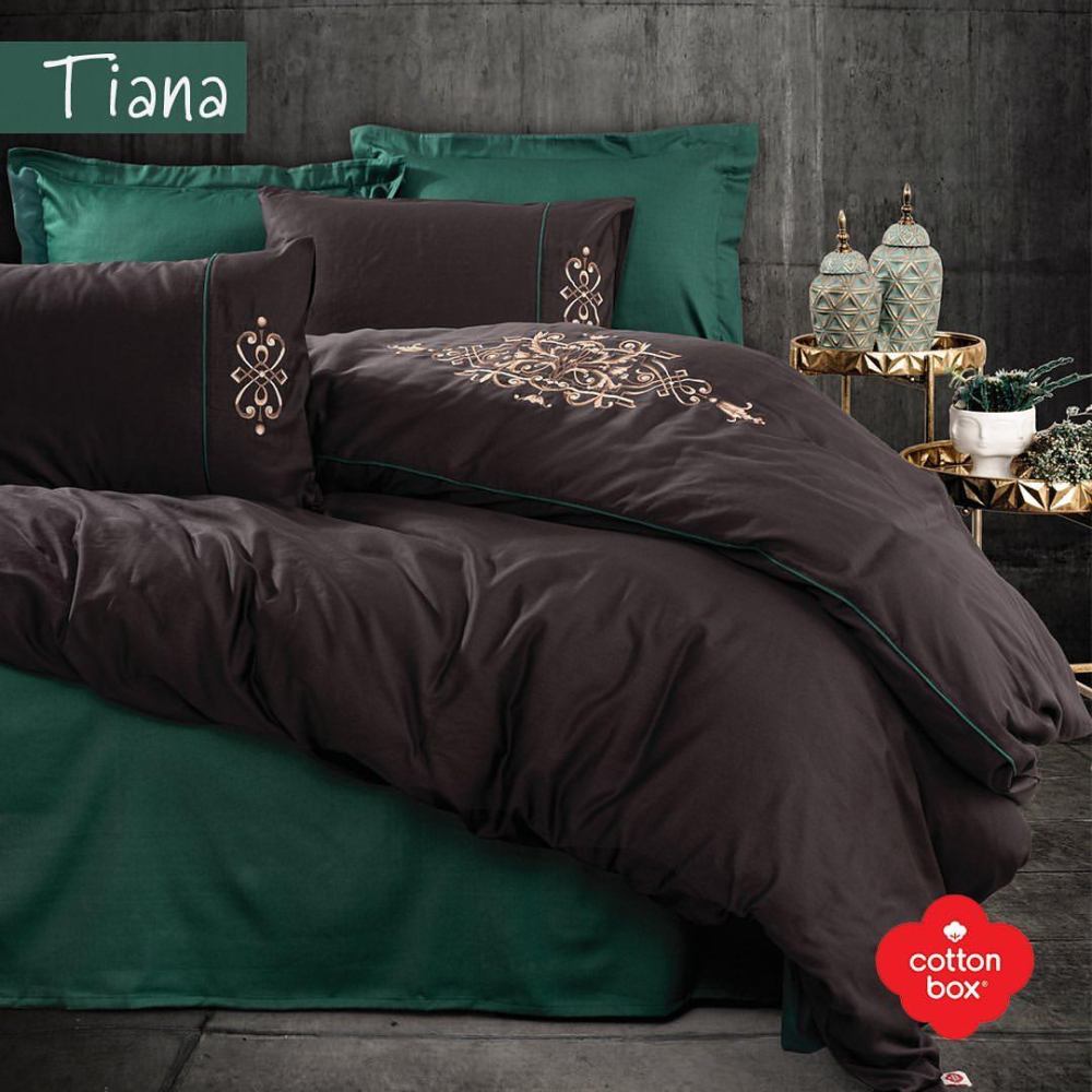    100%  Cotton Box  Brode Saten TIANA,  , 