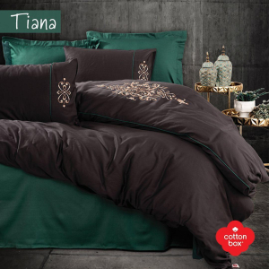    100%  Cotton Box  Brode Saten TIANA,  , 