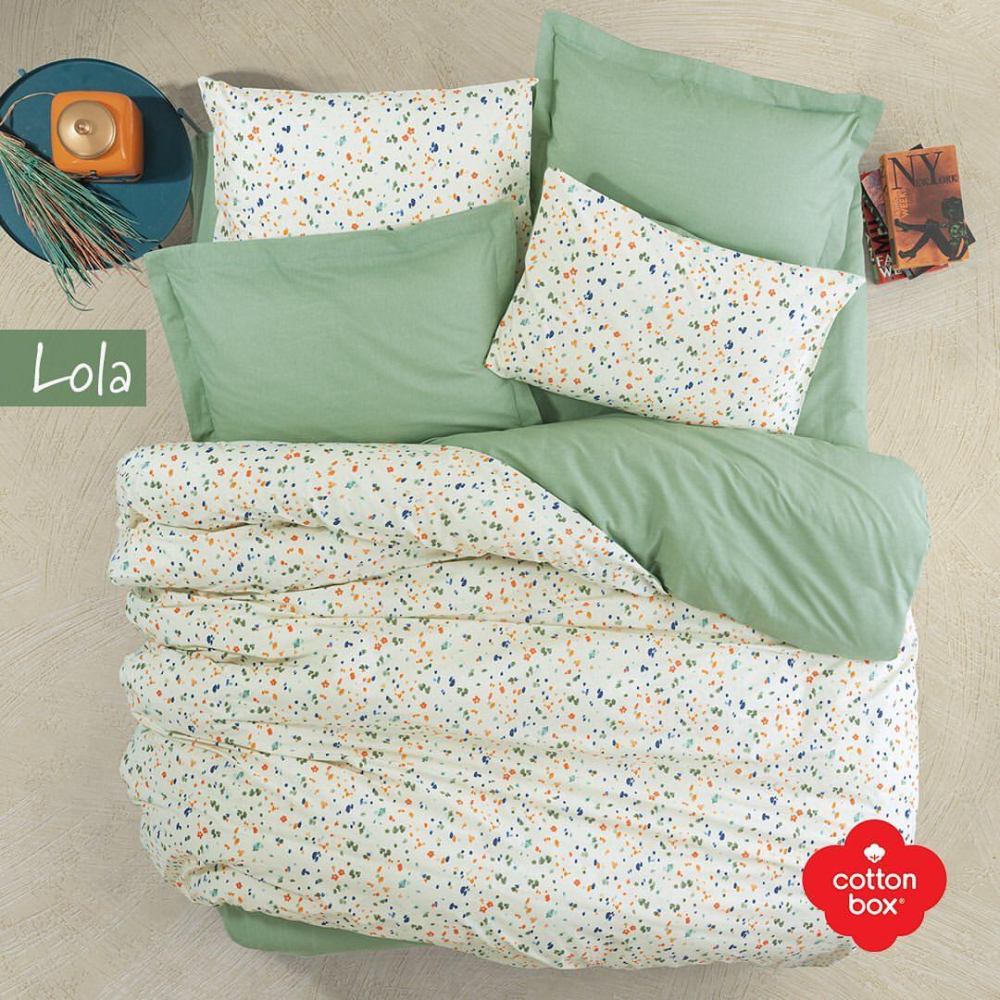    100%  Cotton Box Petite Lola Yesil  , 