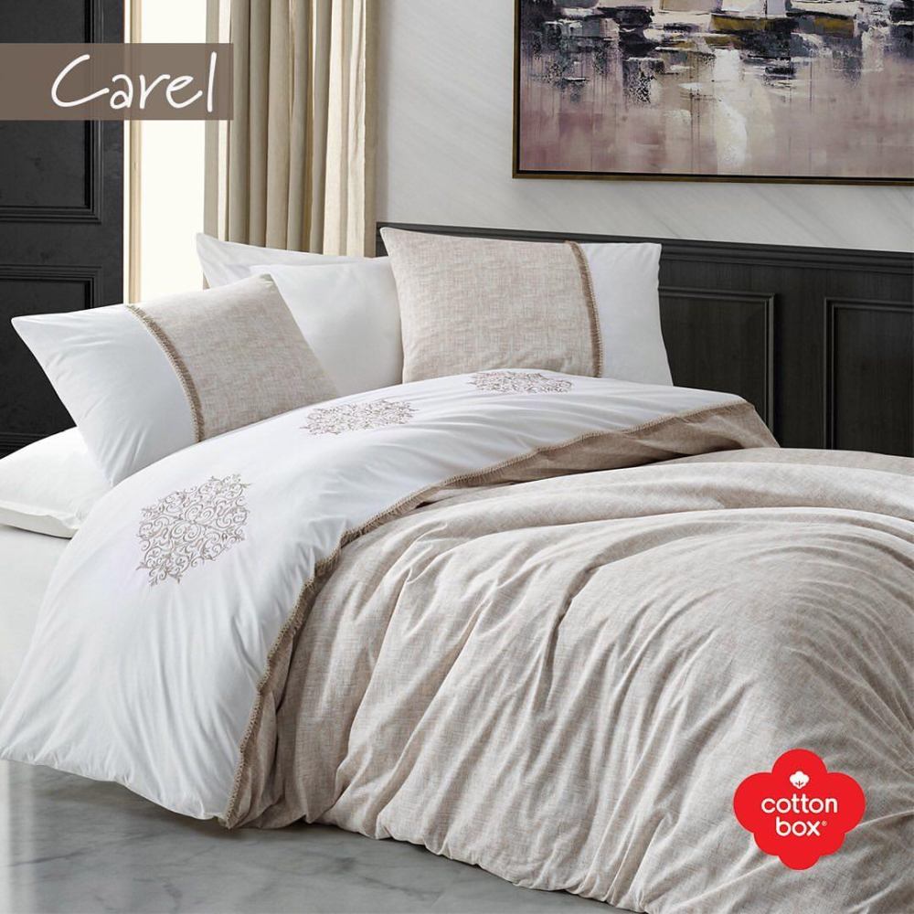    100%  Cotton Box Majestic Ines - Bej , 