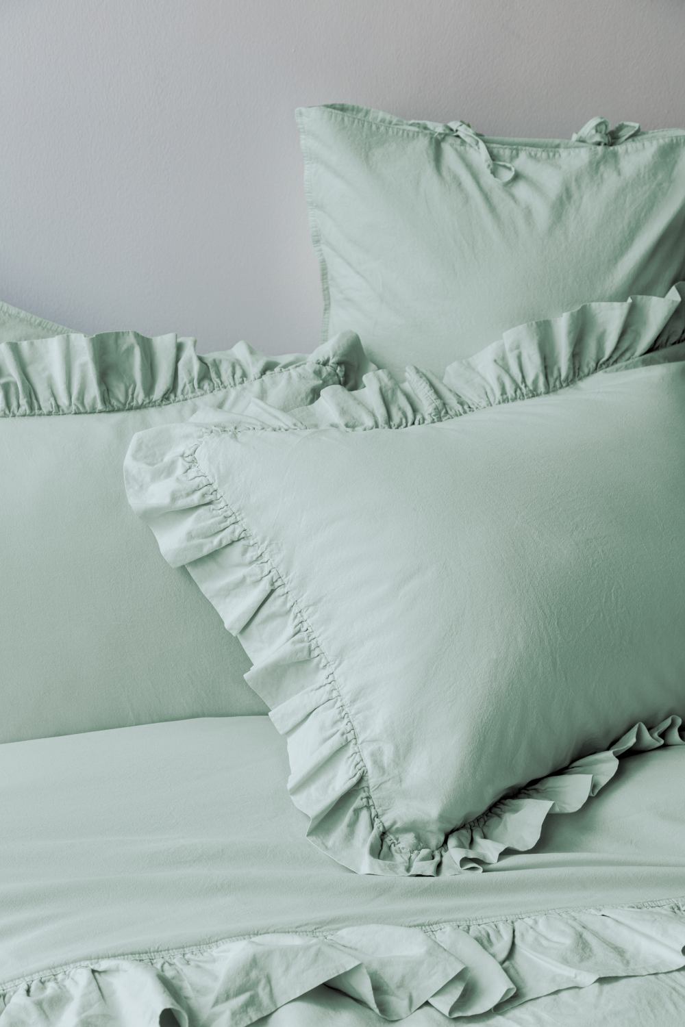   Issimo Home FRILL MINT, 100%   ,