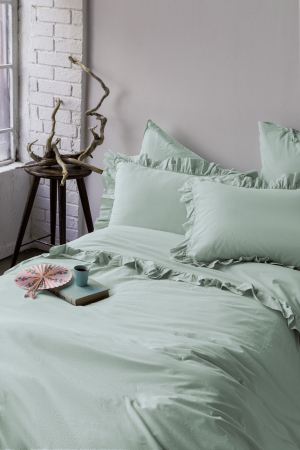   Issimo Home FRILL MINT, 100%   ,