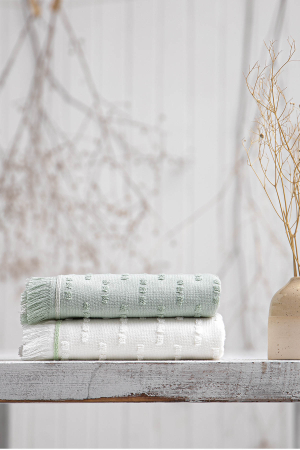       100 %   Creen Blach PERA 50*70 , Krem-Mint