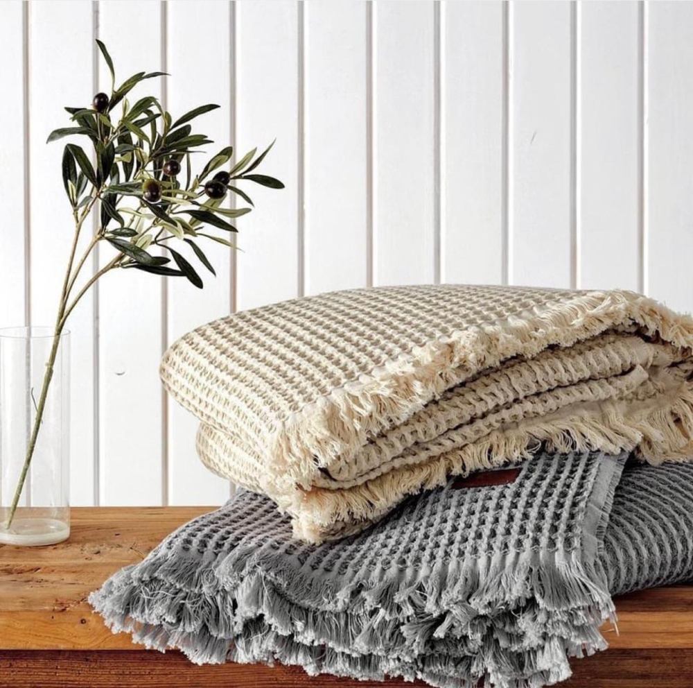       100 %   Ecocotton SEREN 50*90  -2 ., 30*50  - 2 ., Krem-Antrasit