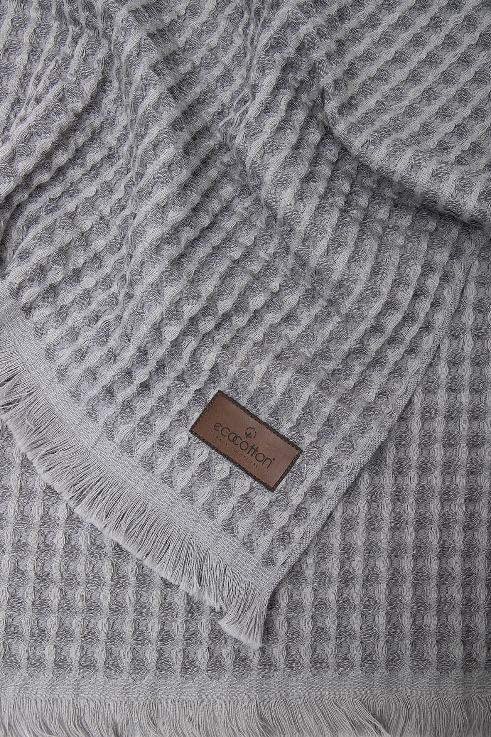       100 %   Ecocotton SEREN  30*50  - 4 ., Krem-Antrasit